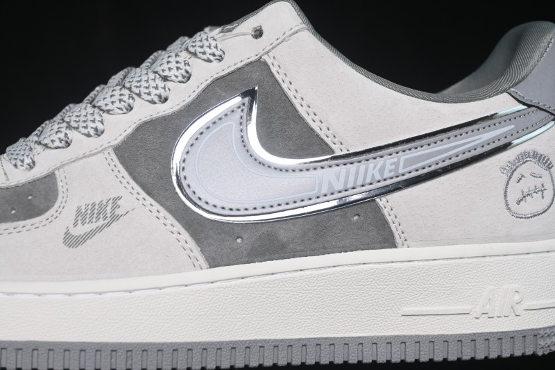 Nike Air Force 1 '07 Low Collaborative Basketball Sneakers with Full-Length Air Cushioning - WY0655-102