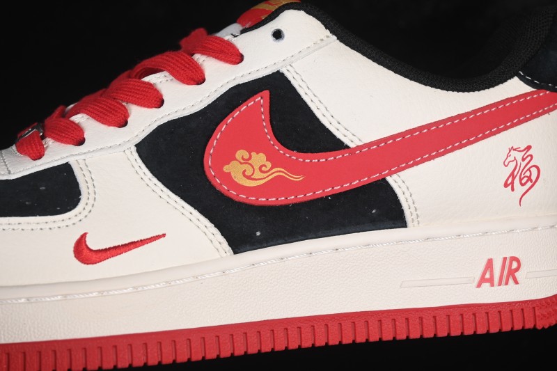 Nike Air Force 1 '07 Low Year of the Horse Limited Edition Red Auspicious Cloud Casual Board Shoes - XD0028-016