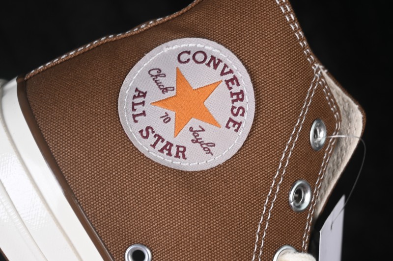 Carhartt Wip x Converse Chuck 70 High Canvas Sneakers with Classic Rubber Sole - 169220C
