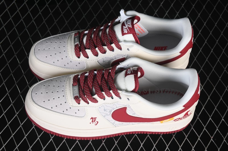 Nike Air Force 1 '07 Low Chinese Calligraphy Print Casual Sneakers - HT5088-619
