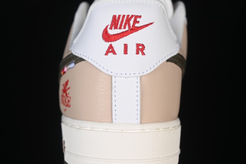 Nike Air Force 1 '07 Low Year of the Horse Limited Edition Khaki Green Casual Skate Shoes - DF0188-135