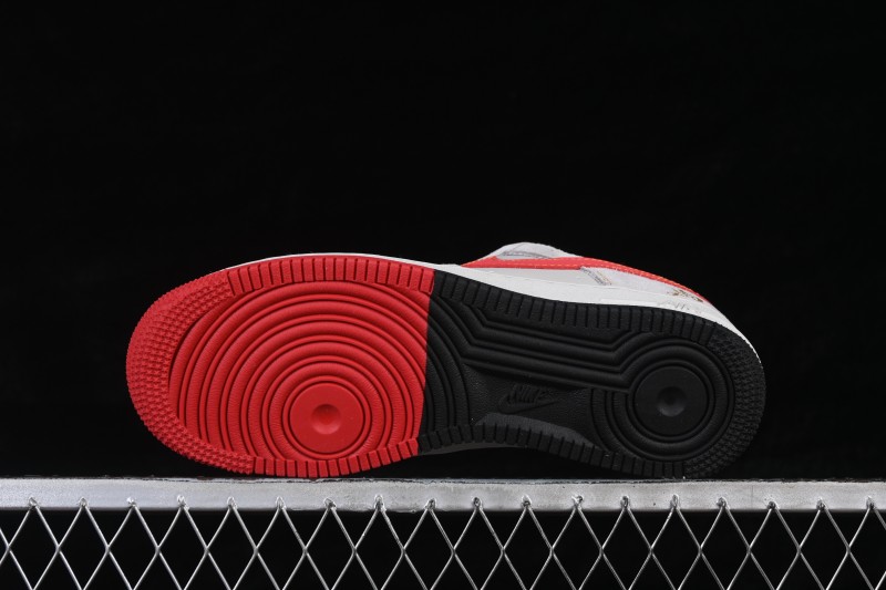 Nike Air Force 1 '07 Low Casual Sneakers with Red and Gold Chinese New Year Design - HT5088-629