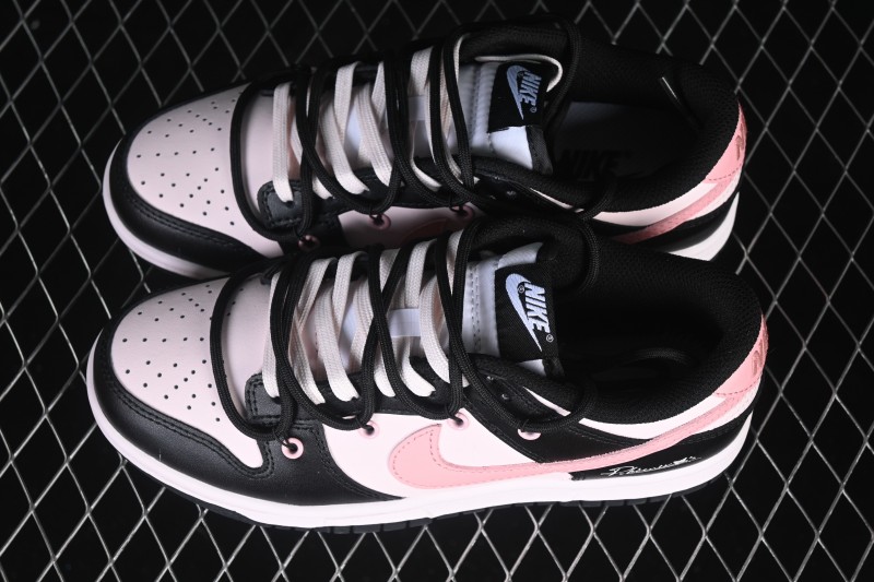 Nike SB Dunk Low Raspberry Black Pink Deconstructed Strap Casual Skateboarding Shoes - BP1120-059