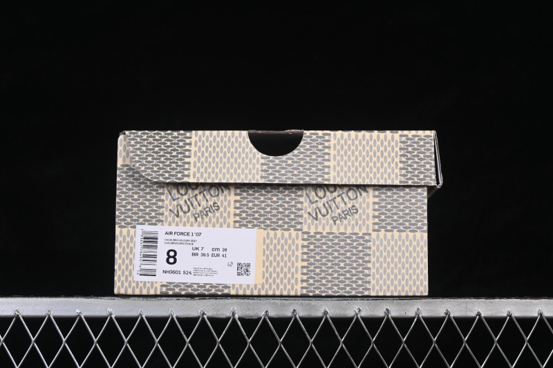 Nike Air Force 1 '07 Low Louis Vuitton Collaboration Casual Sneakers in Iridescent Blue - NH0601-524
