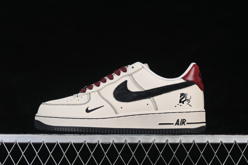 Nike Air Force 1 '07 Low Year of the Horse Limited Edition Porcelain Ink Canvas Sneakers - IB4607-171