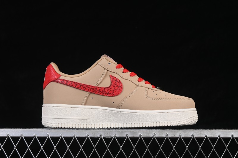 Nike Air Force 1 '07 Low Year of the Horse Limited Edition Casual Sneakers in Red - DF0188-130