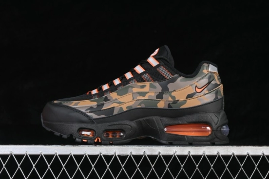 Nike Air Max 95 OG Retro Running Shoes with Cushioning Sole - HQ1973-001