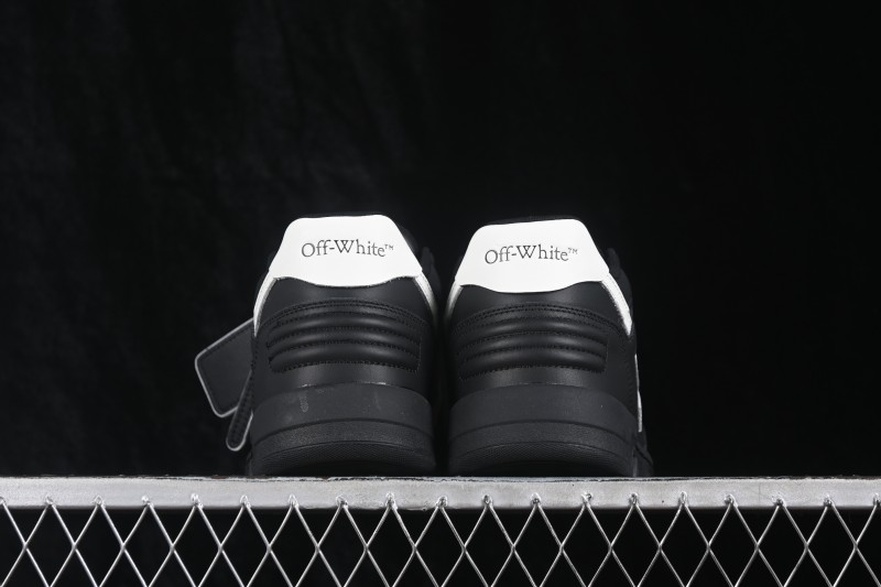 Off-White Out of Office Low-Top Fashion Skate Shoes Black-White