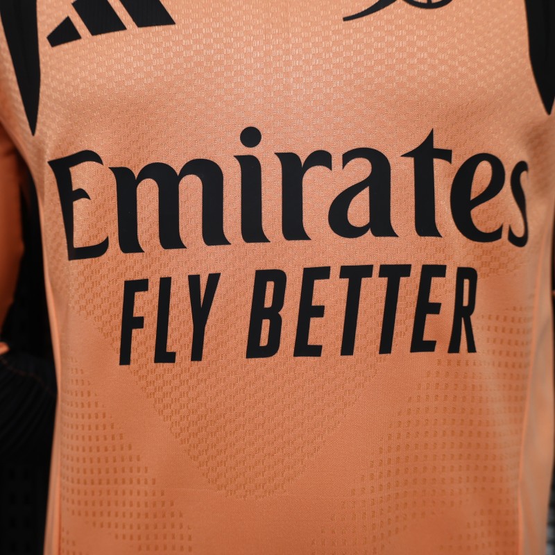 Player Version 26/27 Arsenal FC Long Sleeve Home Orange Jersey