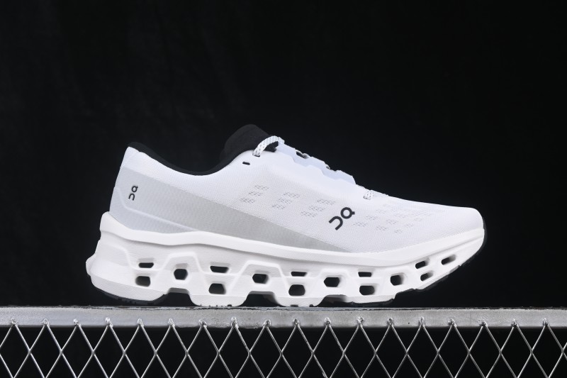 On Cloudmonster 3 Comfort Anti-Slip Wear-Resistant Cushioned Running Shoes White White