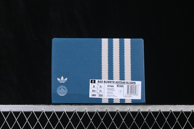 Adidas Slides Soft Cloud Striped Minimalist Couple Home Slippers One-Strap - IF7404