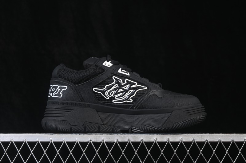 AMIRI MA-94 Retro Chunky Low-Top Casual Sneakers - AMSNSN1027-271 Black