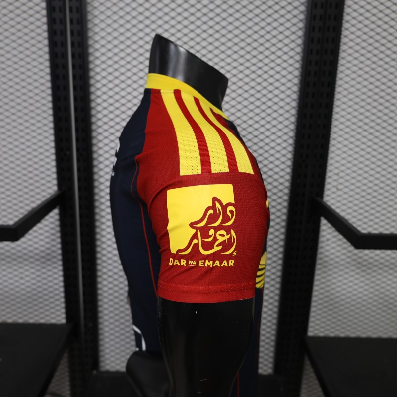 Player Version 26/27  Al-Qadsiah Third Navy Red Jersey