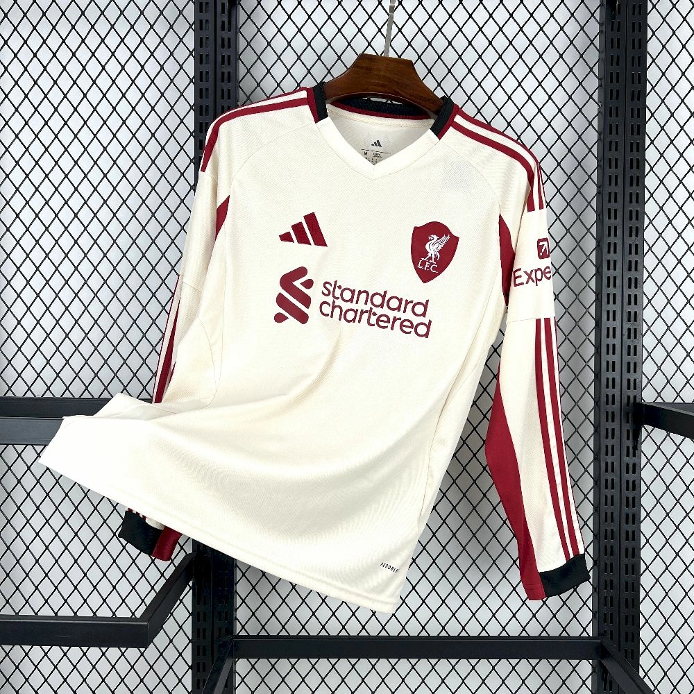 2025/26 Liverpool Away Long Sleeves Jersey