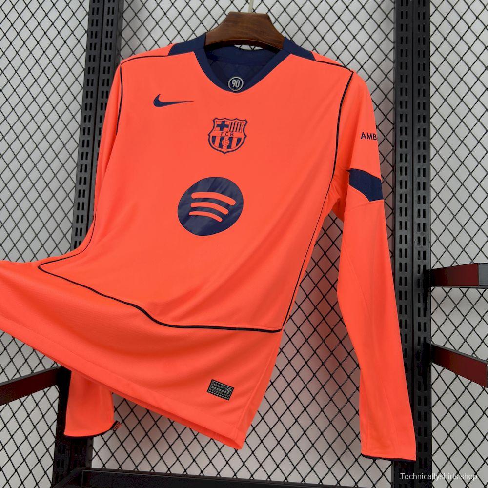 2025/26 Mens Barcelona Third Long Sleeve Jersey