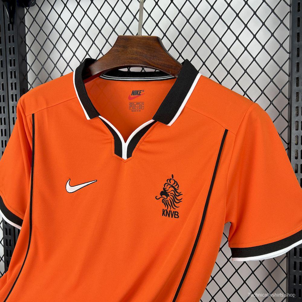 1998 Retro Netherlands Home Jersey