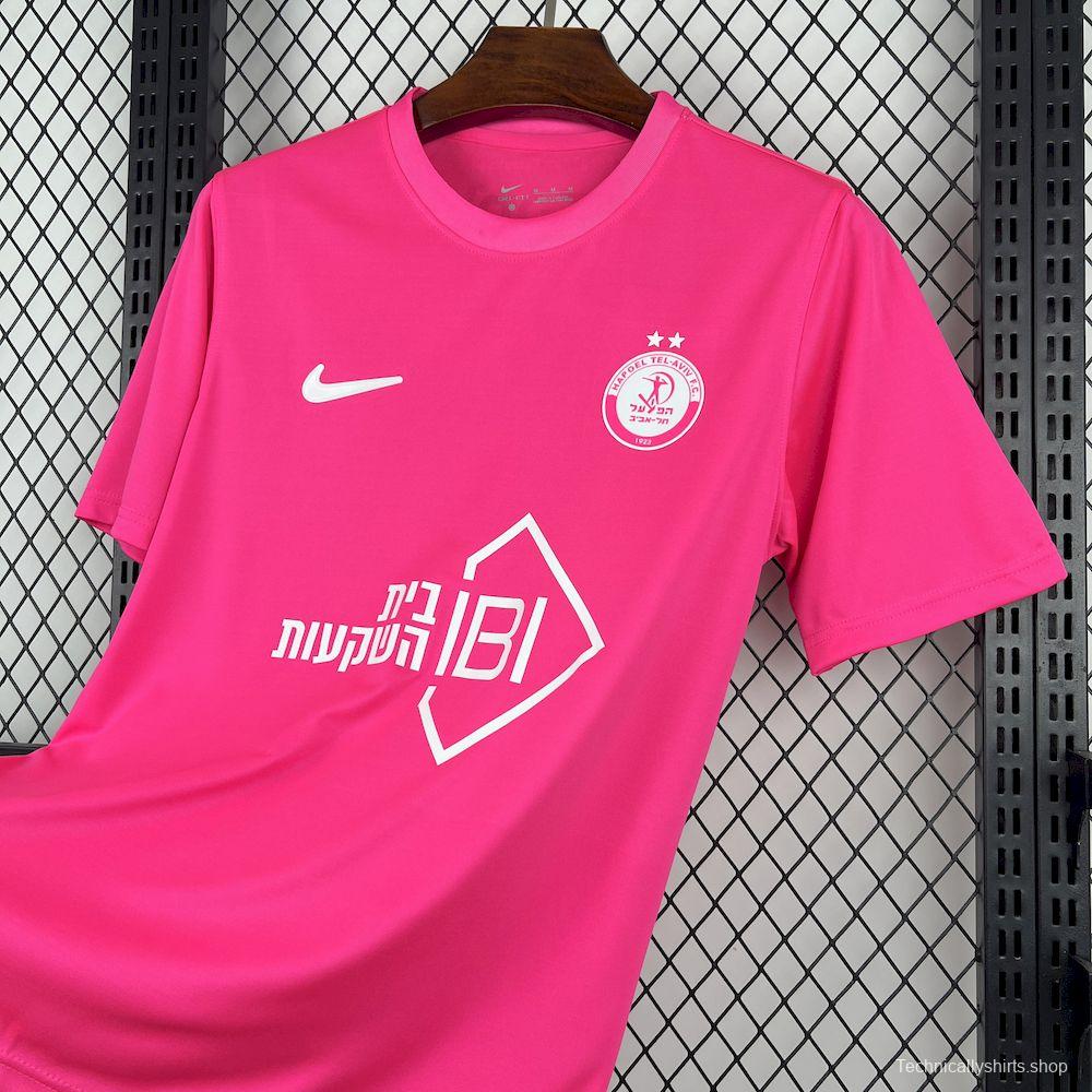 2025/26 Mens Hapoel Tel Aviv Pink October Jersey