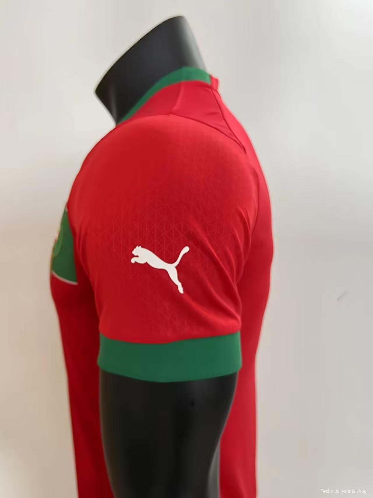 Player Version 2022 Morocco Home Jersey