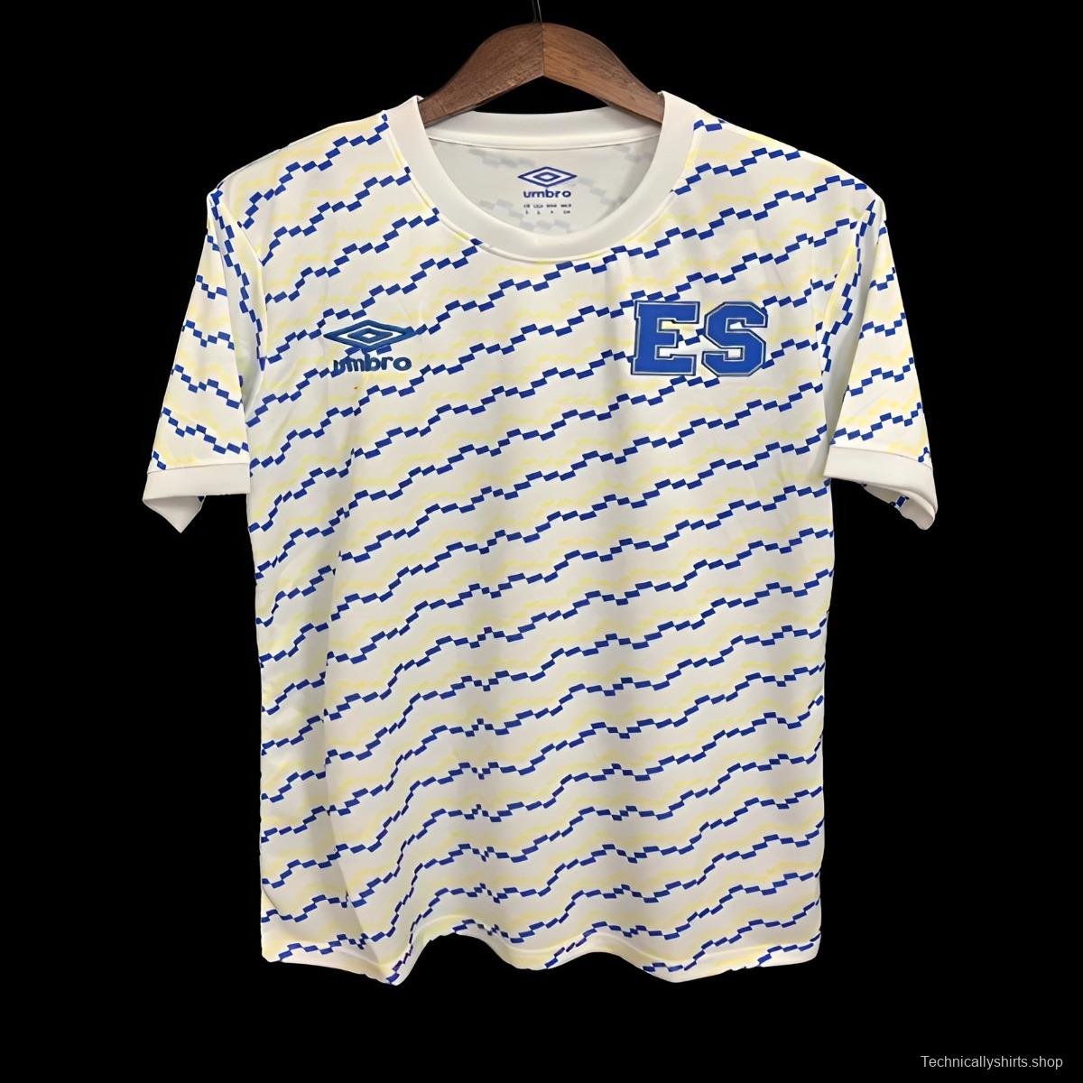 2023 EL Salvador Pre-Match White Jersey