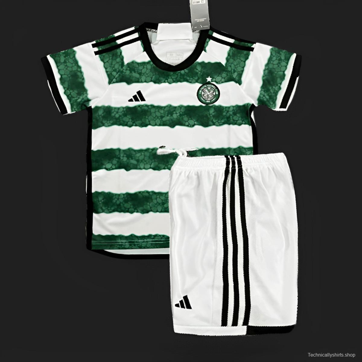 23/24 Kids Celtic Home Jersey