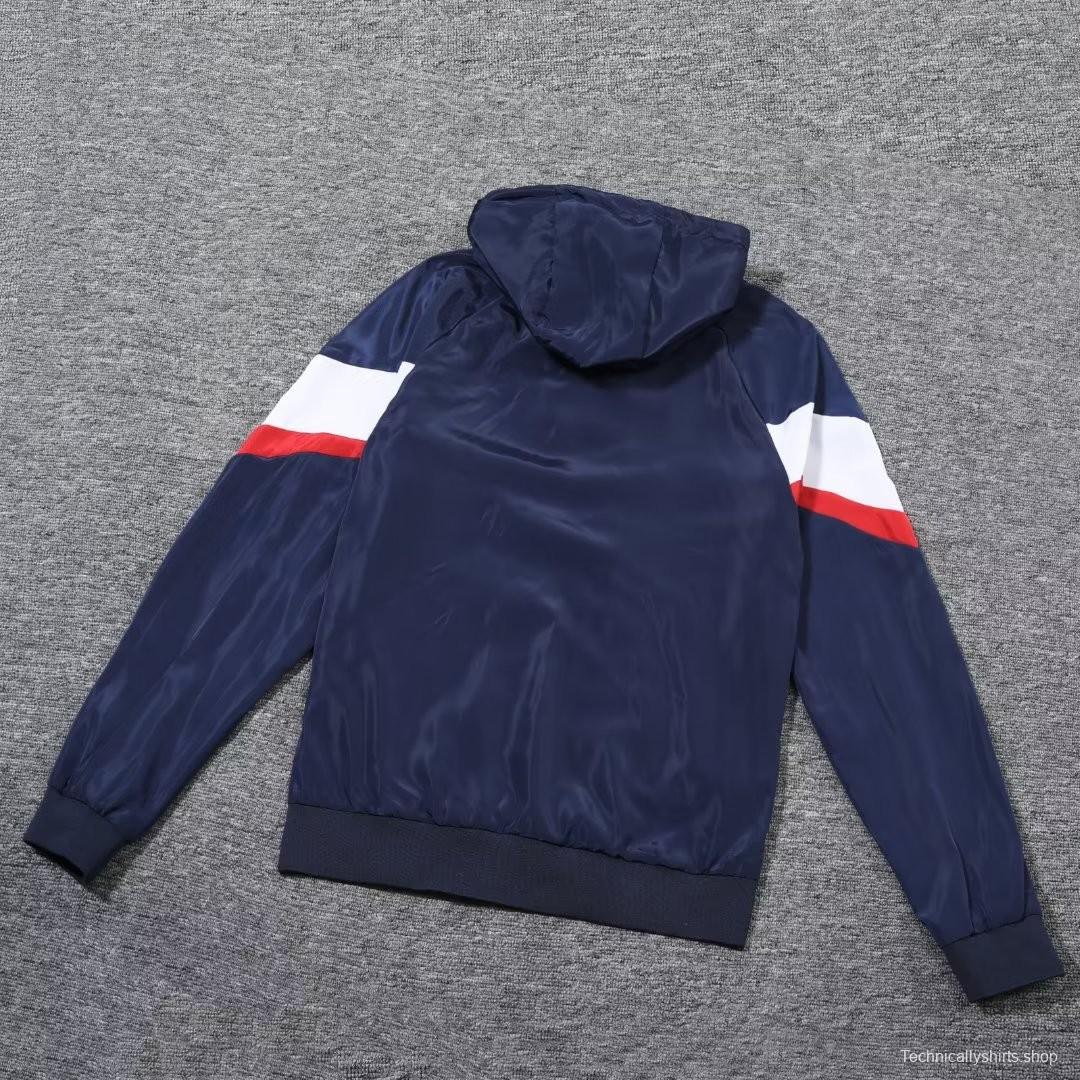 23/24 PSG Navy White Windbreaker