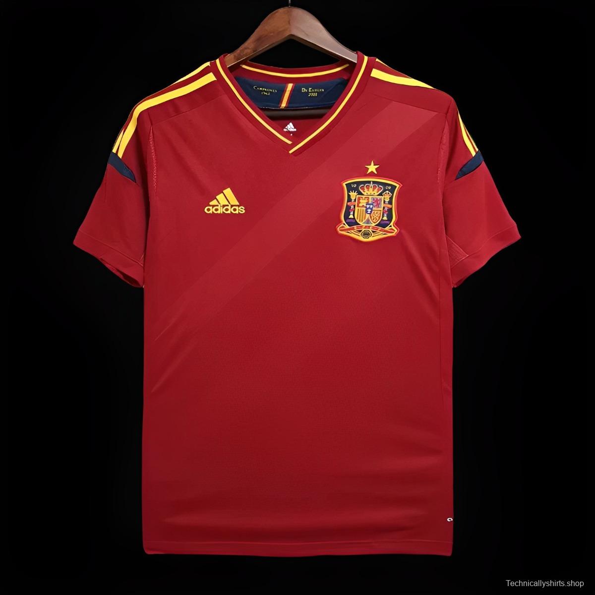 Retro 2012 Spain Home Jersey