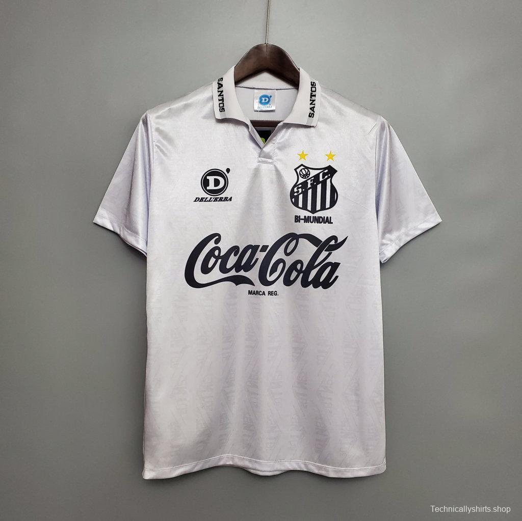 Retro 93/94 Santos Home Jersey