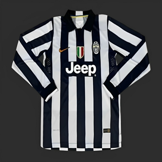 Retro 14/15 Juventus Home Long Sleeve Jersey