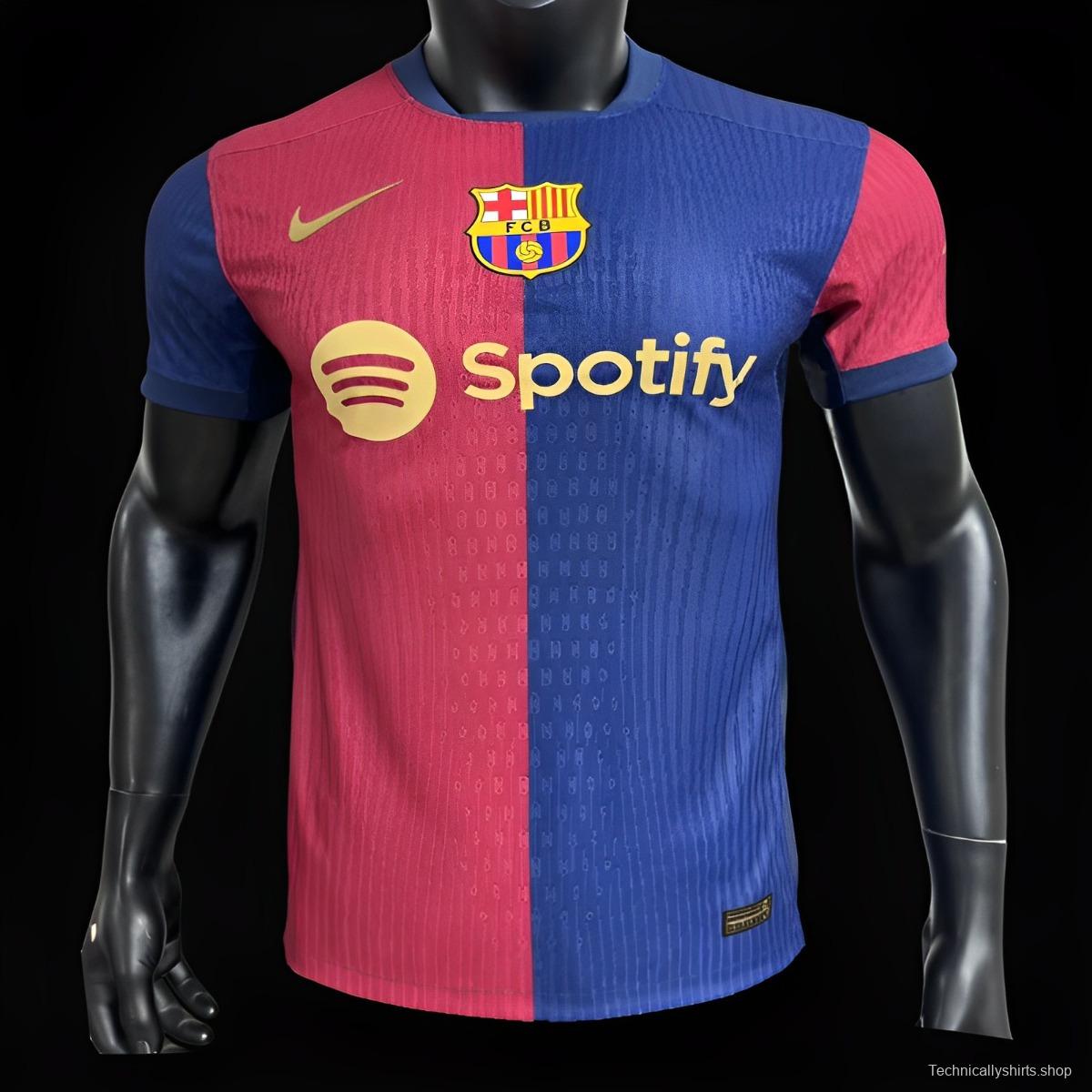 Player Version 24/25 Barcelona Home Jersey