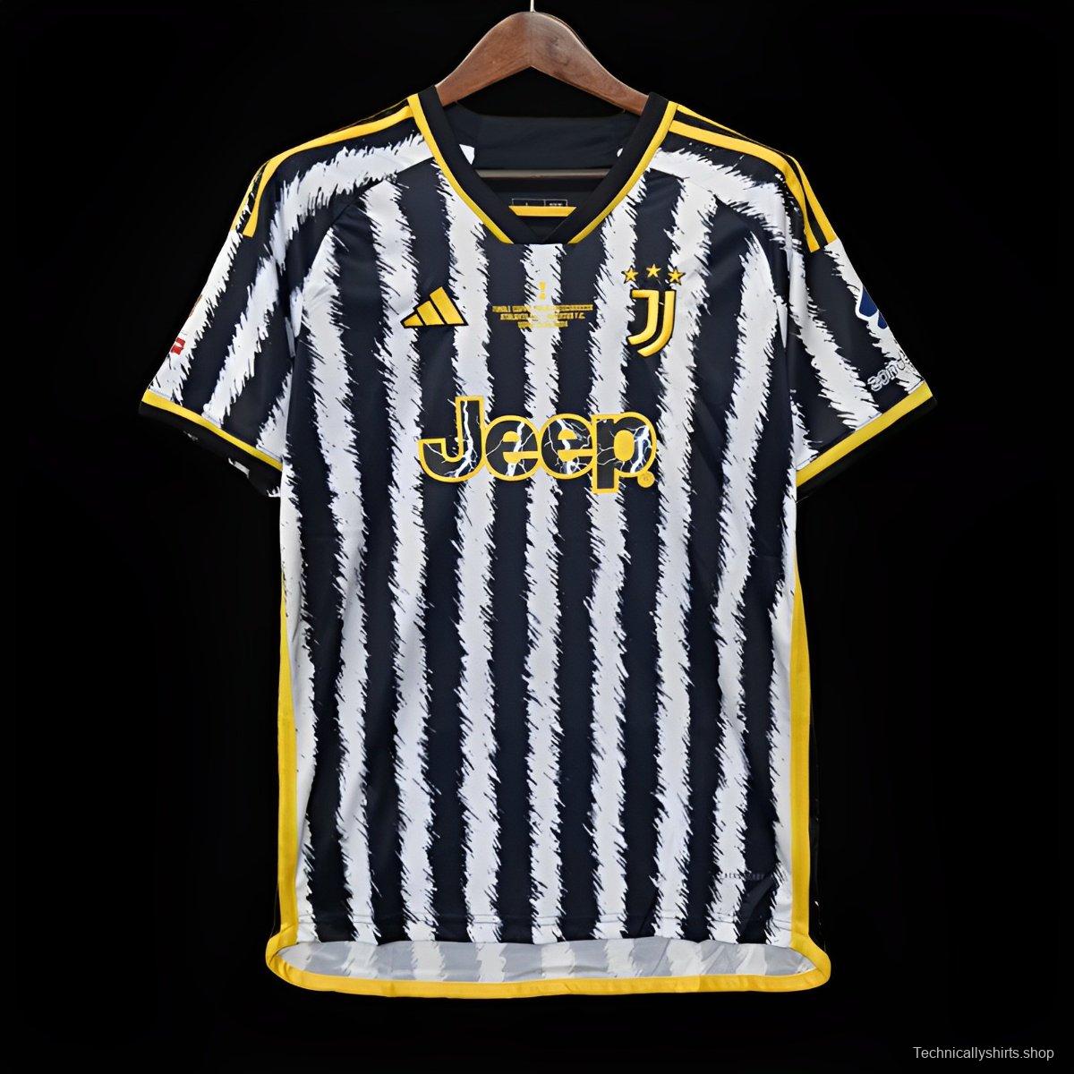 23/24 Juventus Home Coppa Italia Final Jersey