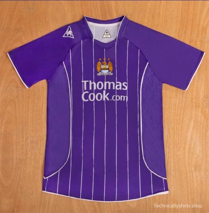 Retro 07/08 Manchester City Away Purple Jersey