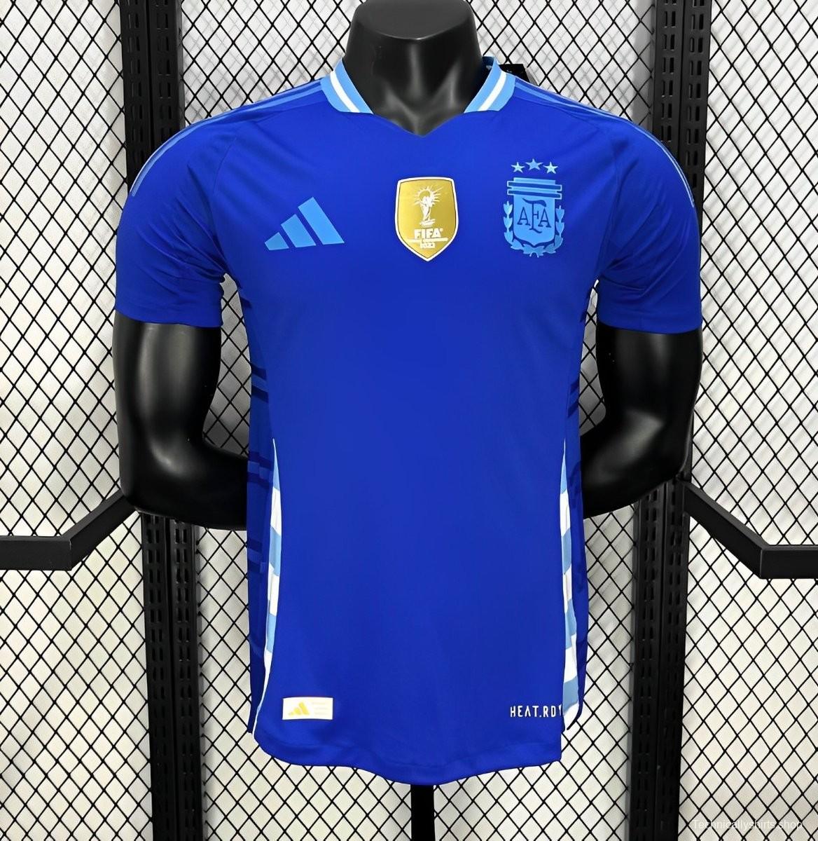 Player Version 2024 Argentina Away Blue Jersey