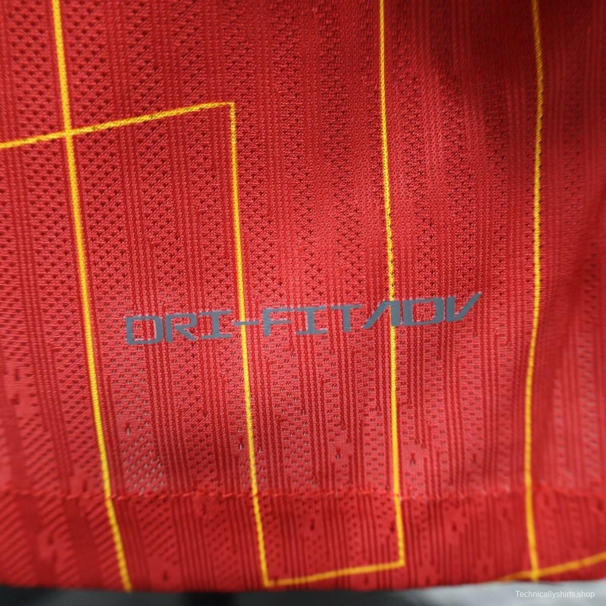 Player Version 24/25 Liverpool Home Long Sleeve Jersey