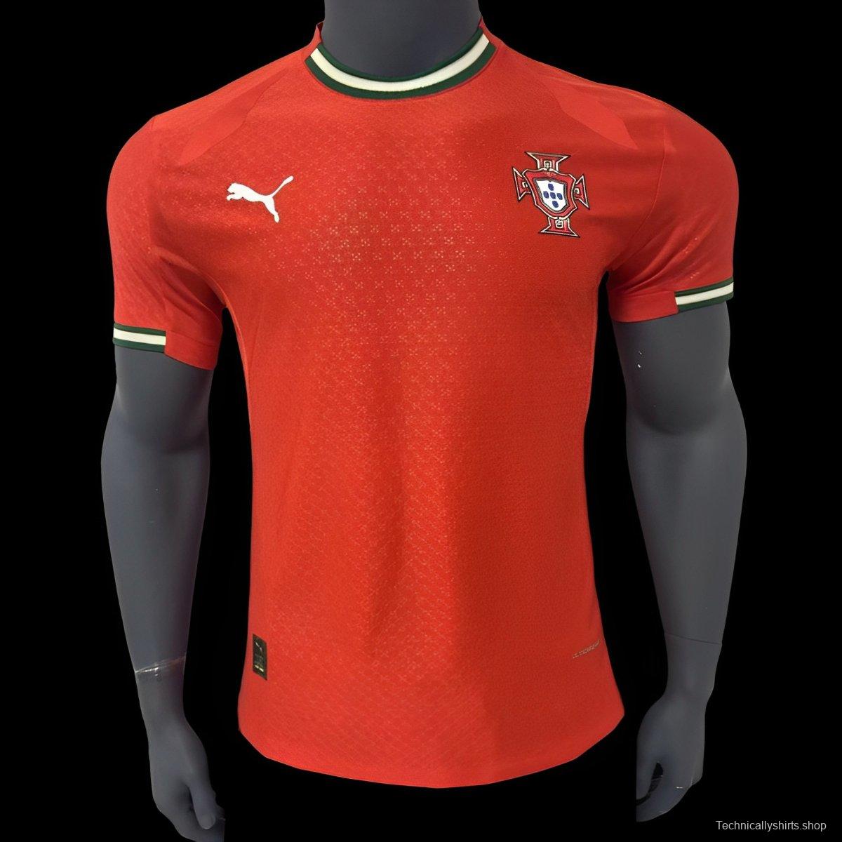 Player Version 2024 Portugal Home Jersey