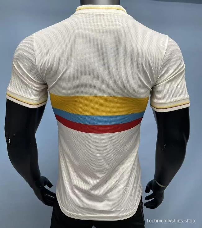 Player Version 2024 Colombia White 100Th Anniversary Jersey