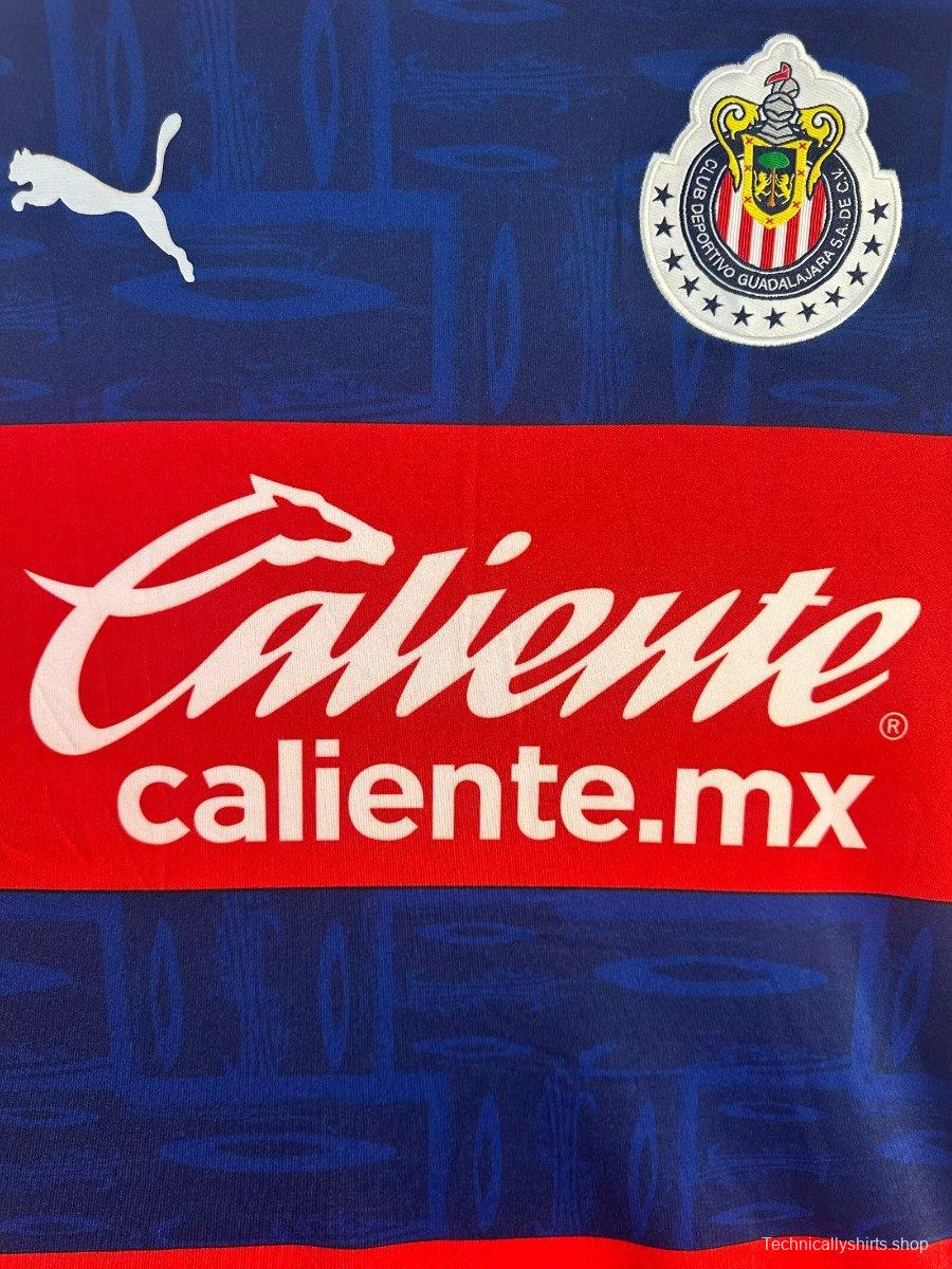 Retro 19/20 Chivas Guadalajara Away Long Sleeve Jersey