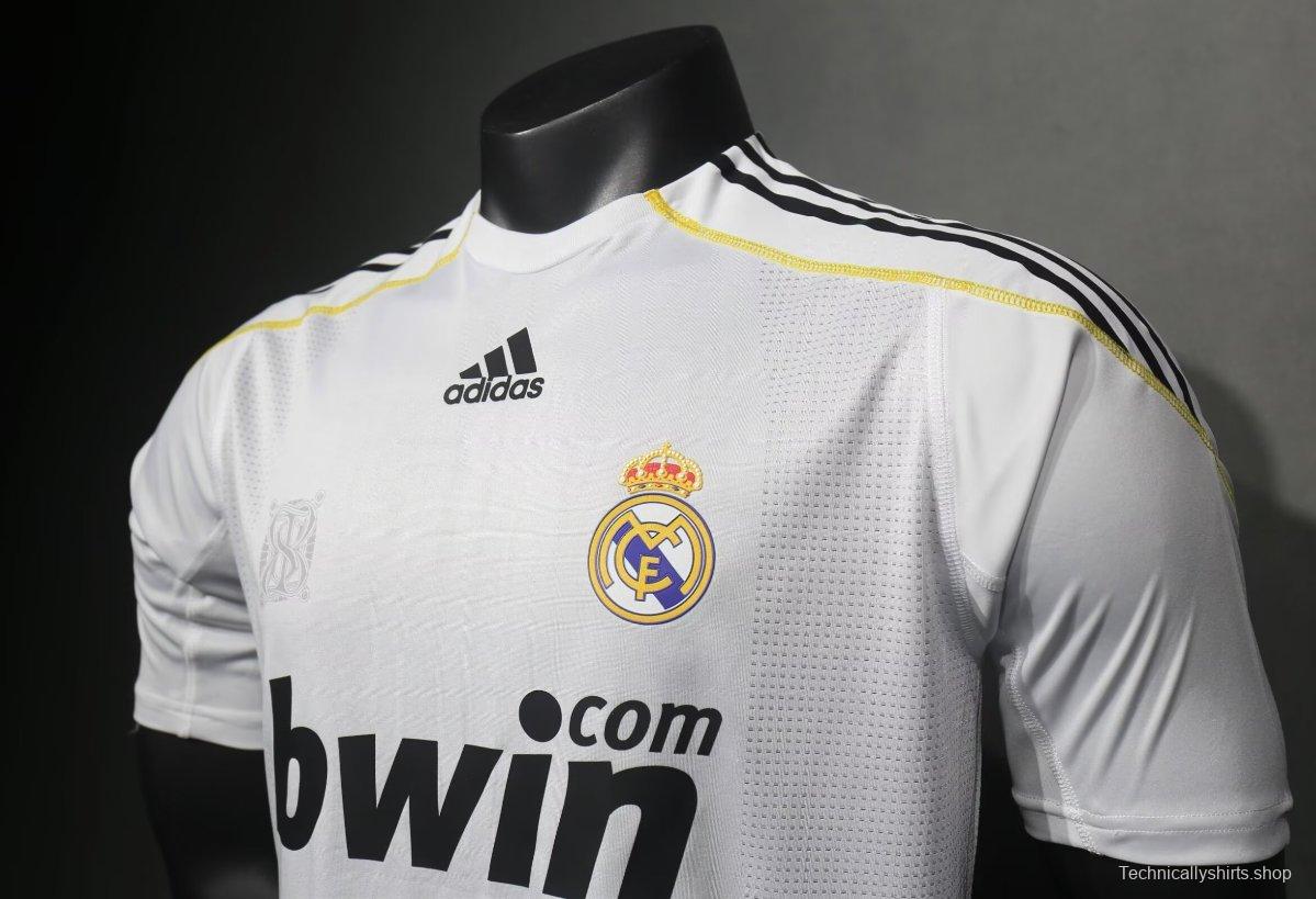 Player Version Retro 09/10 Real Madrid Home Jersey