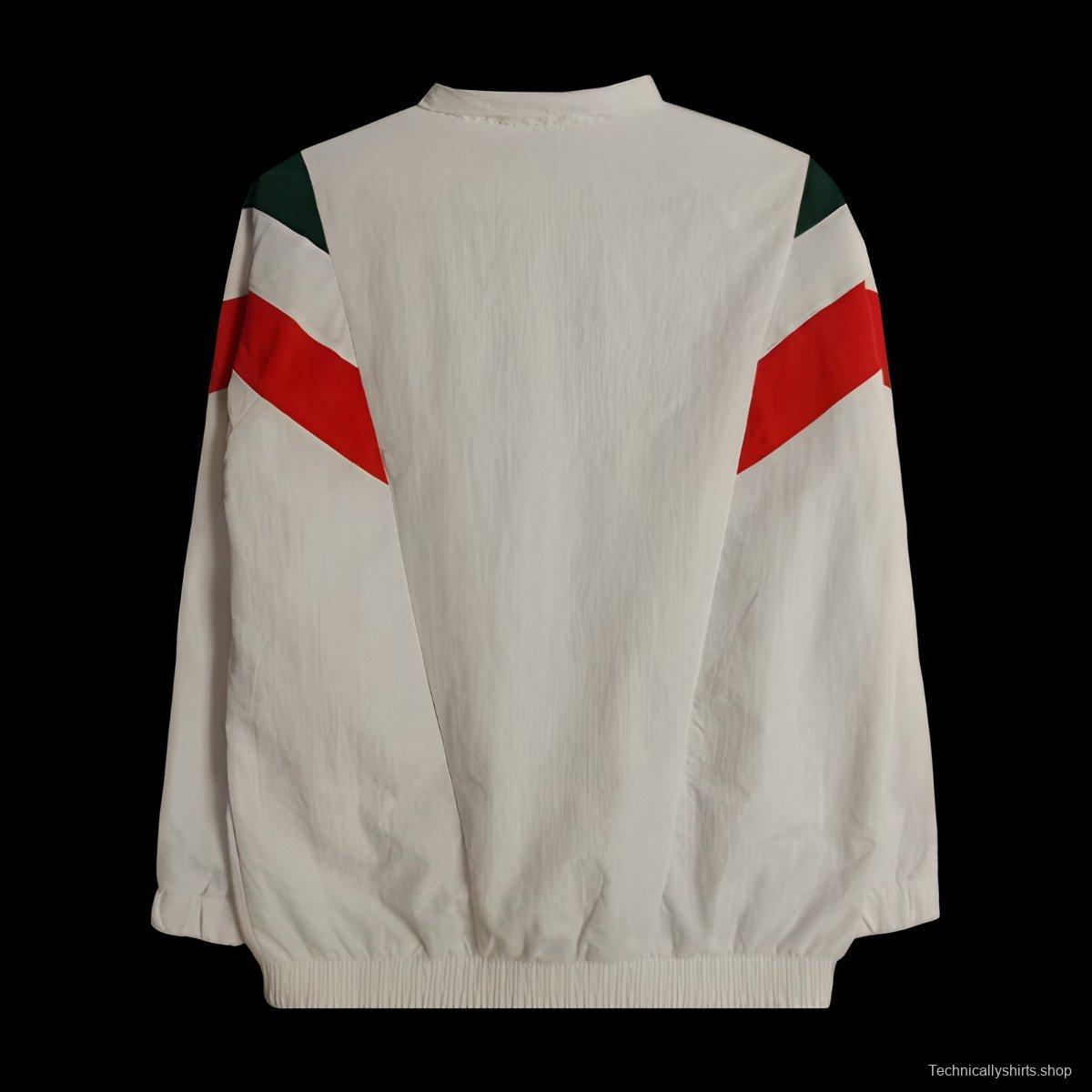 2025 Italy White Windbreaker