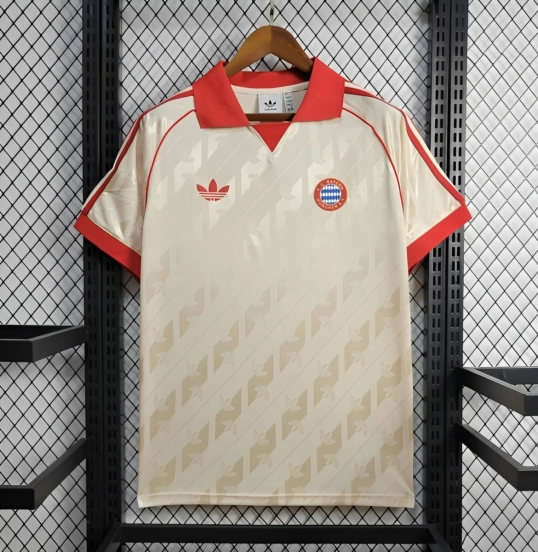 24/25 Bayern Munich Adidas Originals Cream Lifestyler Jersey