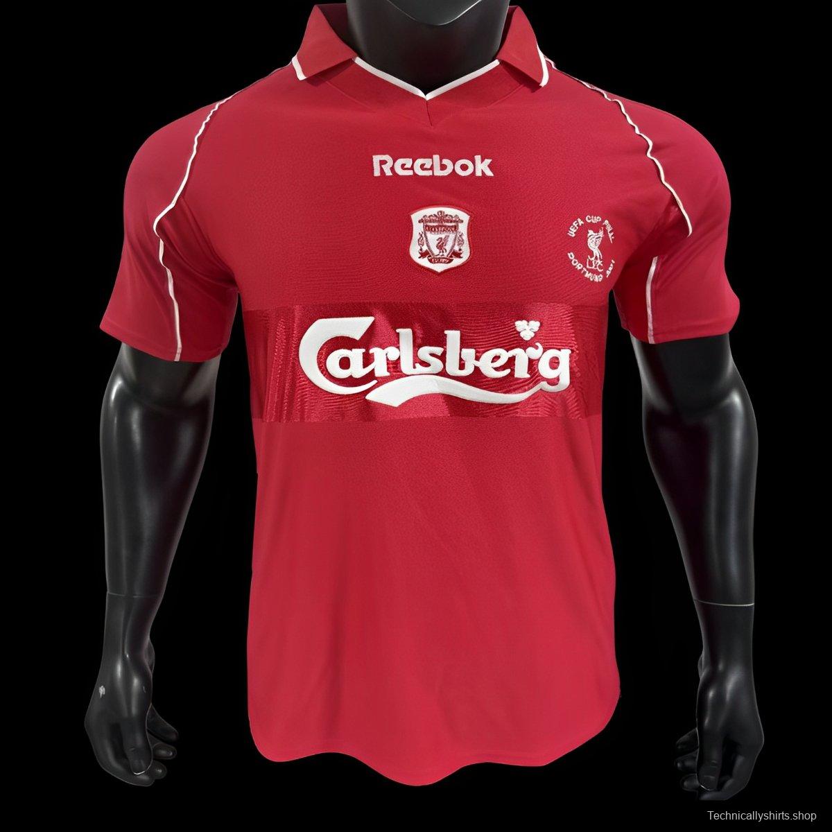 Retro 00/01 Liverpool Home Jersey