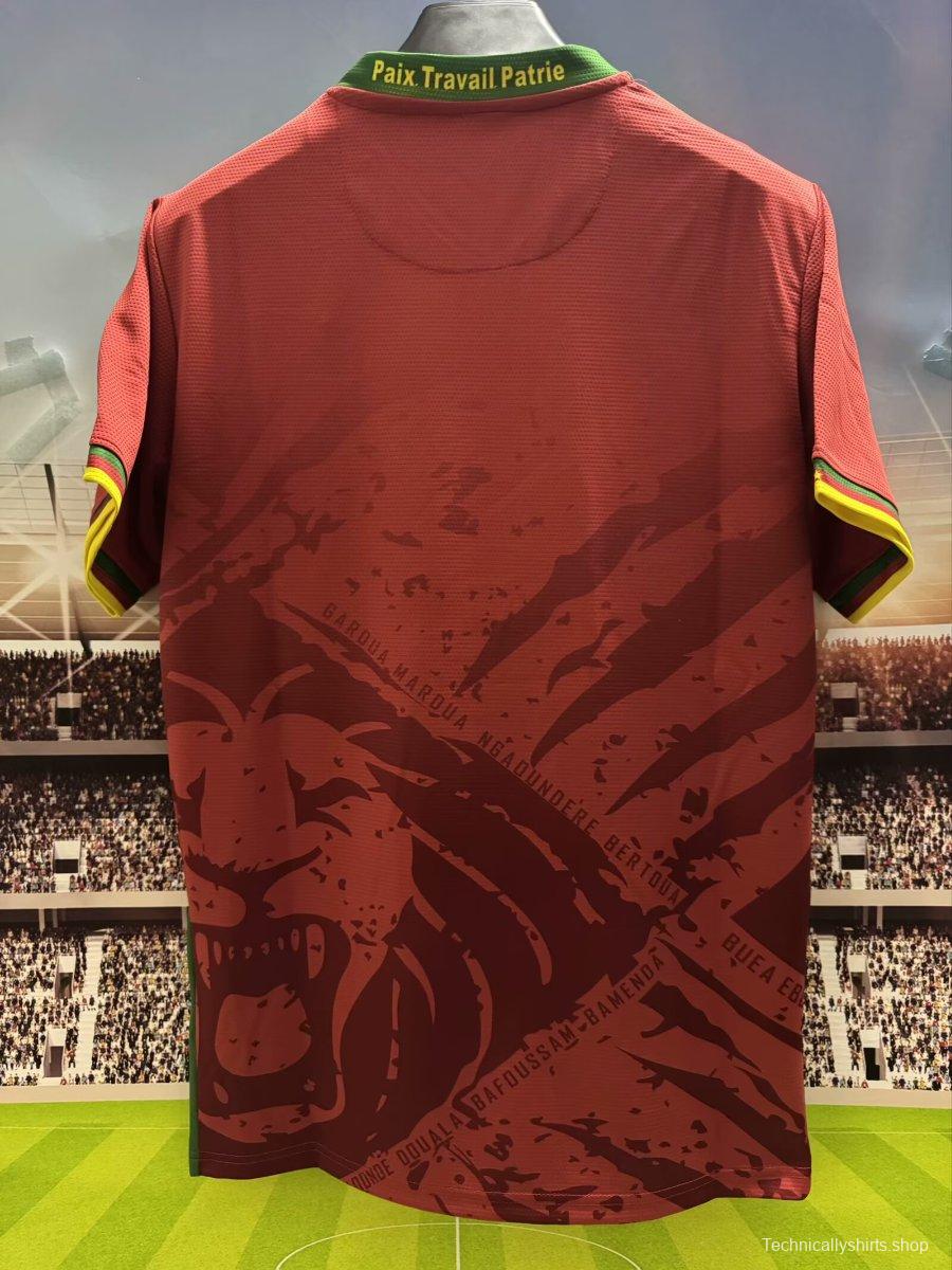2025 Cameroon Wine Pre-Match Jersey