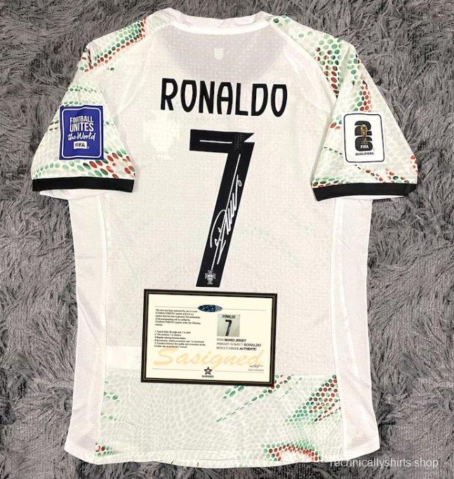 Ronaldo Portugal 25/26 Away Signed