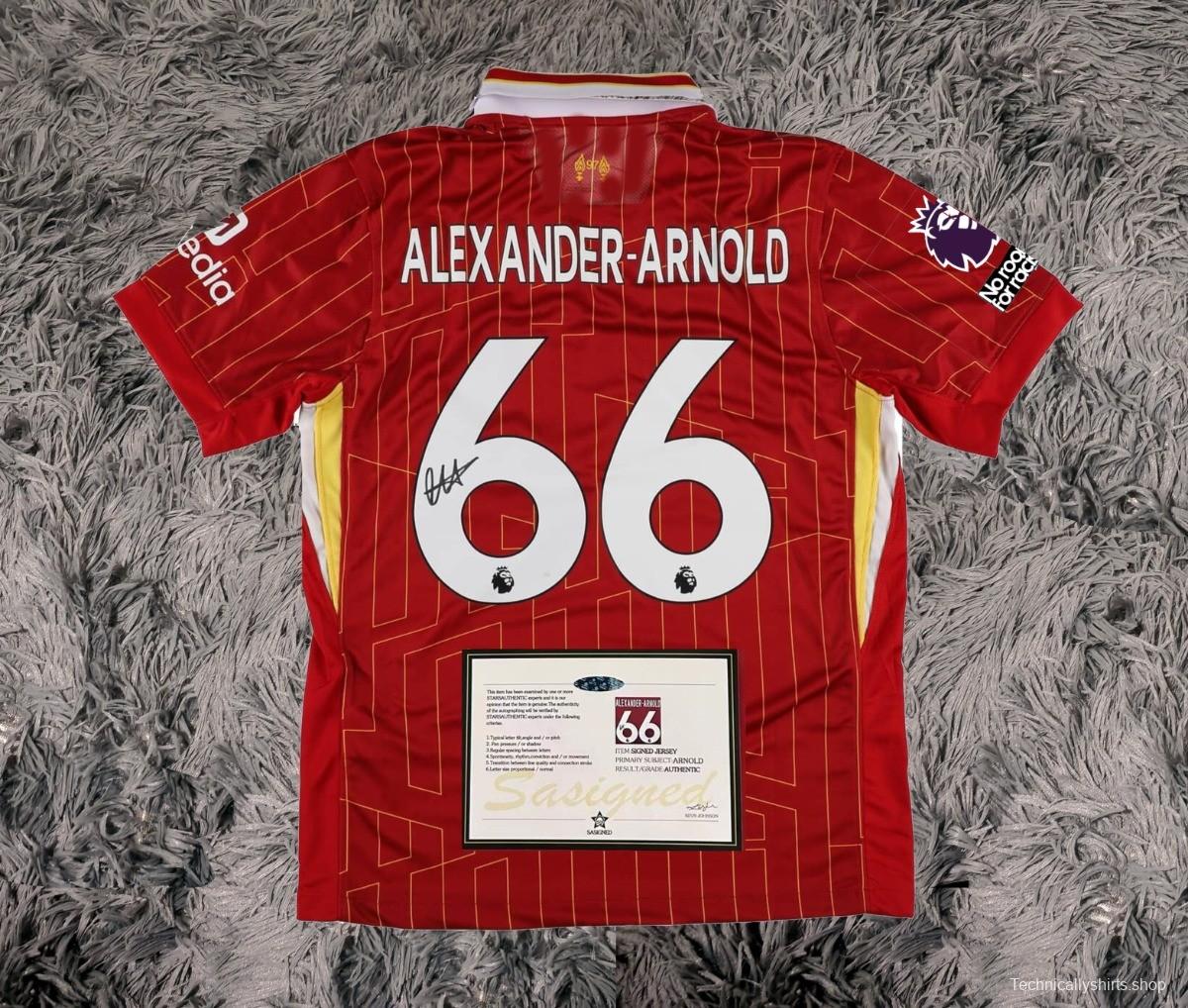 trent alexander arnold liverpool 24/25 signed