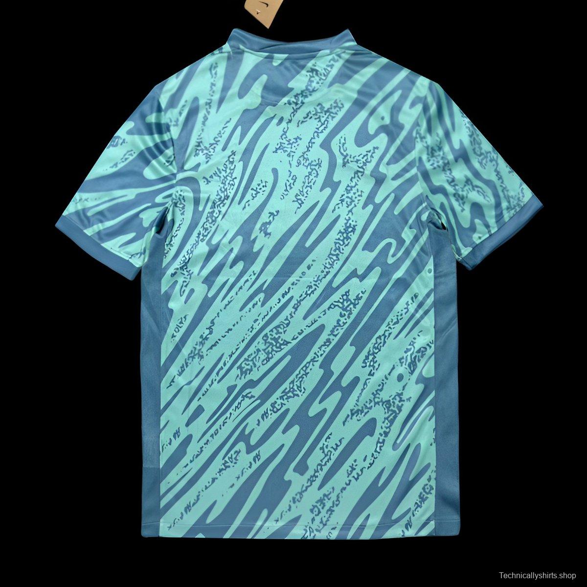 25/26 Sporting CP Mint Green with Wave Pattern Jersey