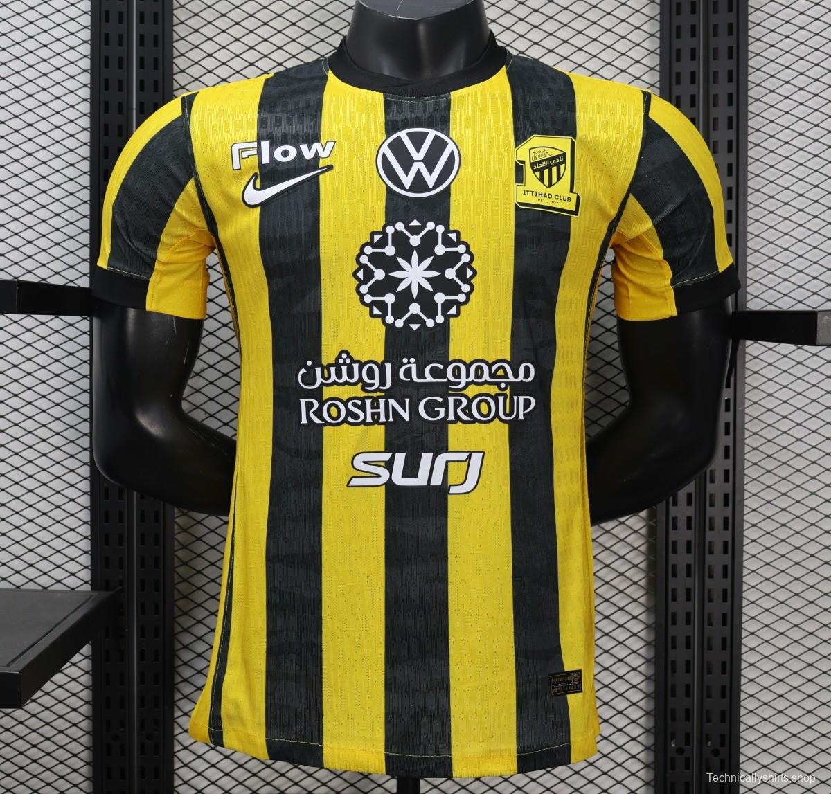 Player Version 25/26 Al-Ittihad Home Jersey