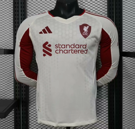 Player Version 25/26 Liverpool Away Long Sleeve Jersey