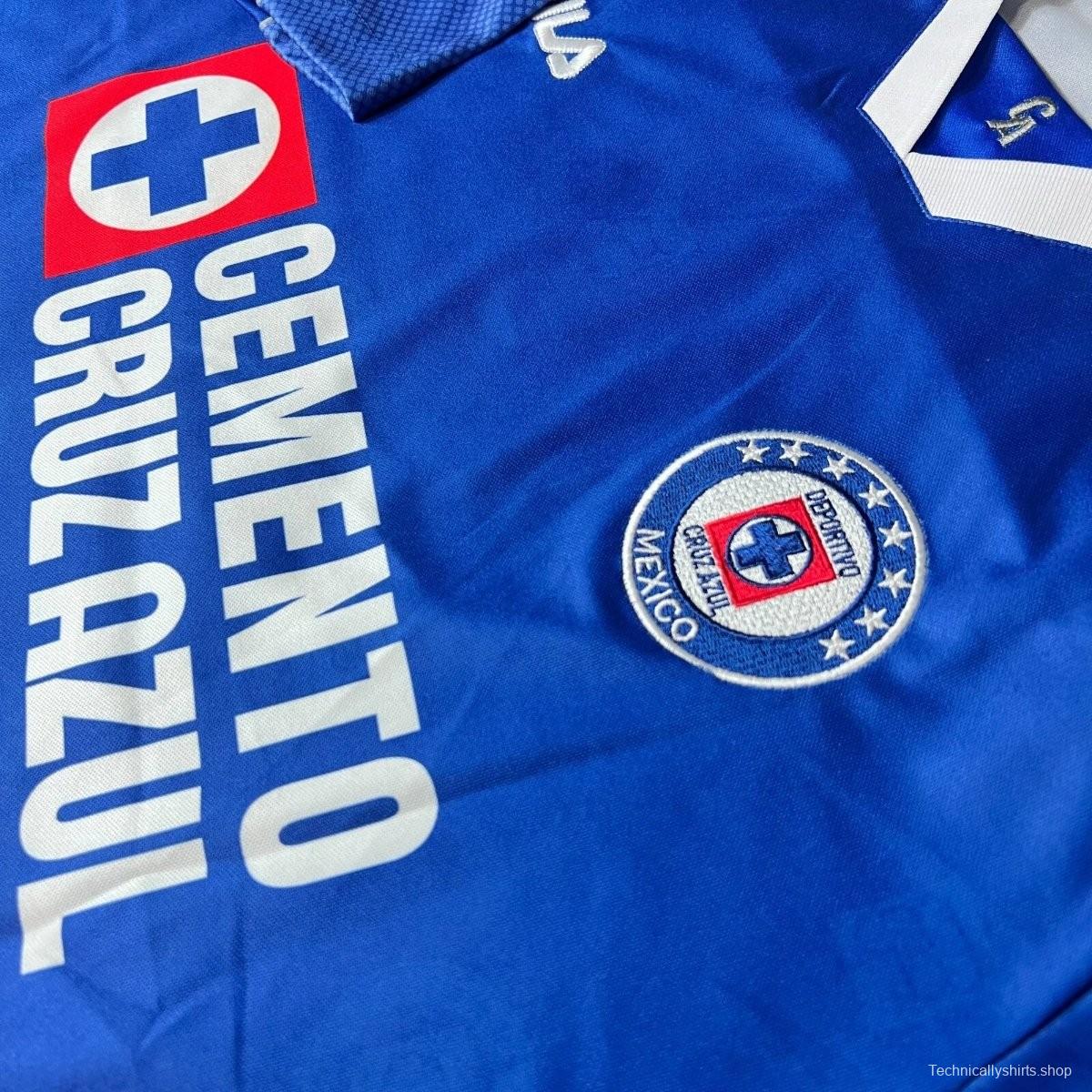 Retro 01/02 Cruz Azul Jersey Copa Libertadores Home Jersey