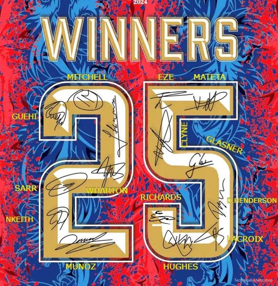 CRYSTAL PALACE FA CUP WINNERS SIGNED 2025