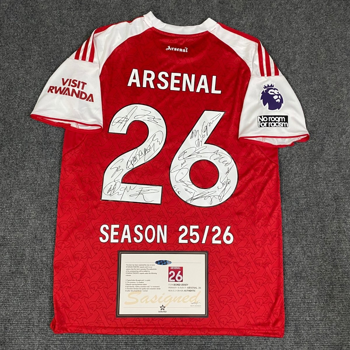 Arsenal 25/26 Team Signed