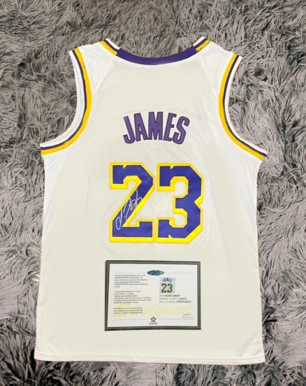Lebron James 24/25 White NBA jersey